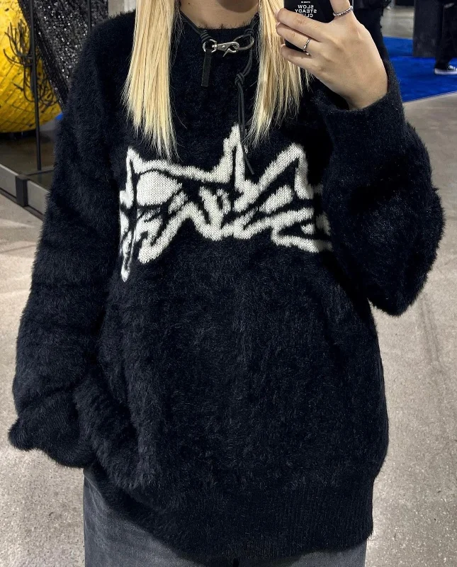 Crazy Deal [unisex] Oversized faux fur sweatshirt