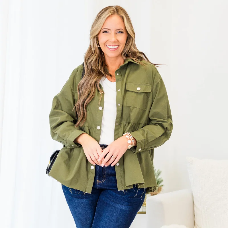 Crazy Savings Cozier Now Jacket, Olive