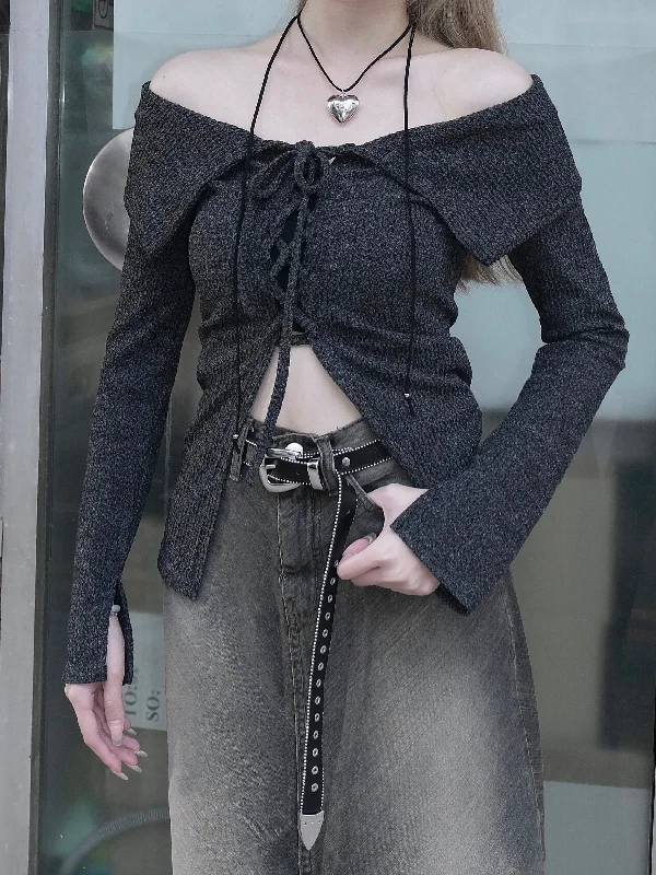 Online Exclusive Karina off shoulder top