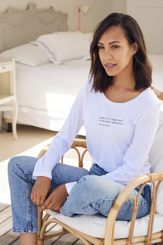 Weekend Savings Fiesta "Too Important" Long Sleeve Tee