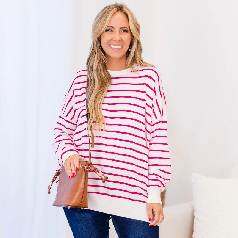 Value Deals Romantic Nights Top, Hot Pink