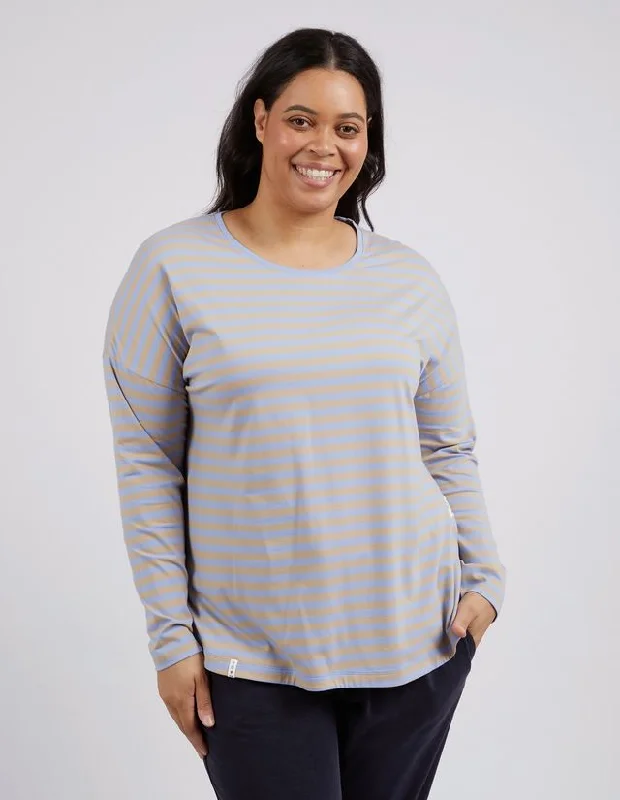 Weekend Savings Fiesta Elm Lauren L/s Stripe Tee