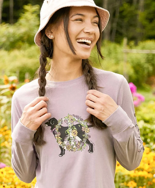 Final Clearance Ladies Longsleeve Peace Train Classic Tee
