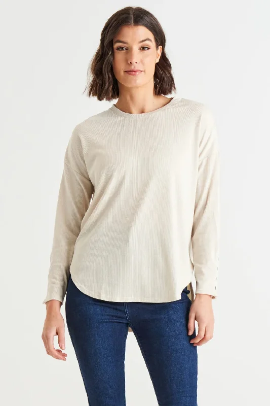 Weekend Steals Await Betty Basics Malika Ribbed Long Sleeve