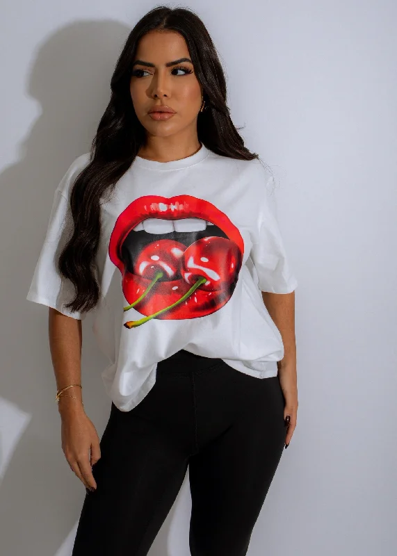 Overstock Sale Sweet Heat Long Top White