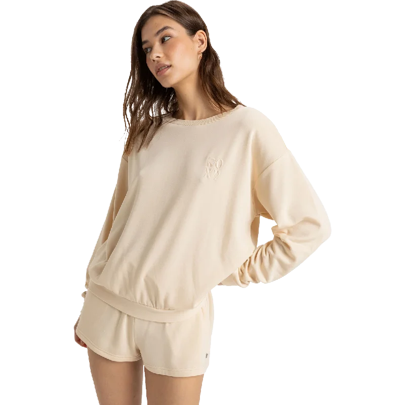 Special Offer Women's Surfing By Moonlight Crew Neck Sweatshirt