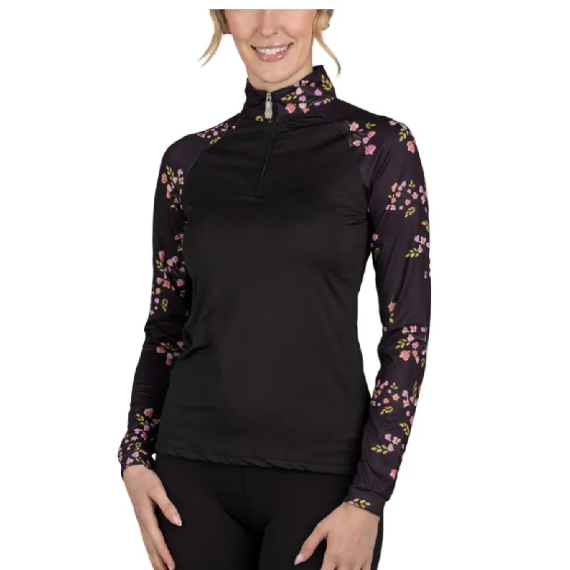 Weekend Specials to Indulge In Kastel Denmark Long Sleeve Raglan Baselayer with Floral Buds Weekend Specials to Indulge In Kastel Denmark Long Sleeve Raglan Baselayer with Floral Buds