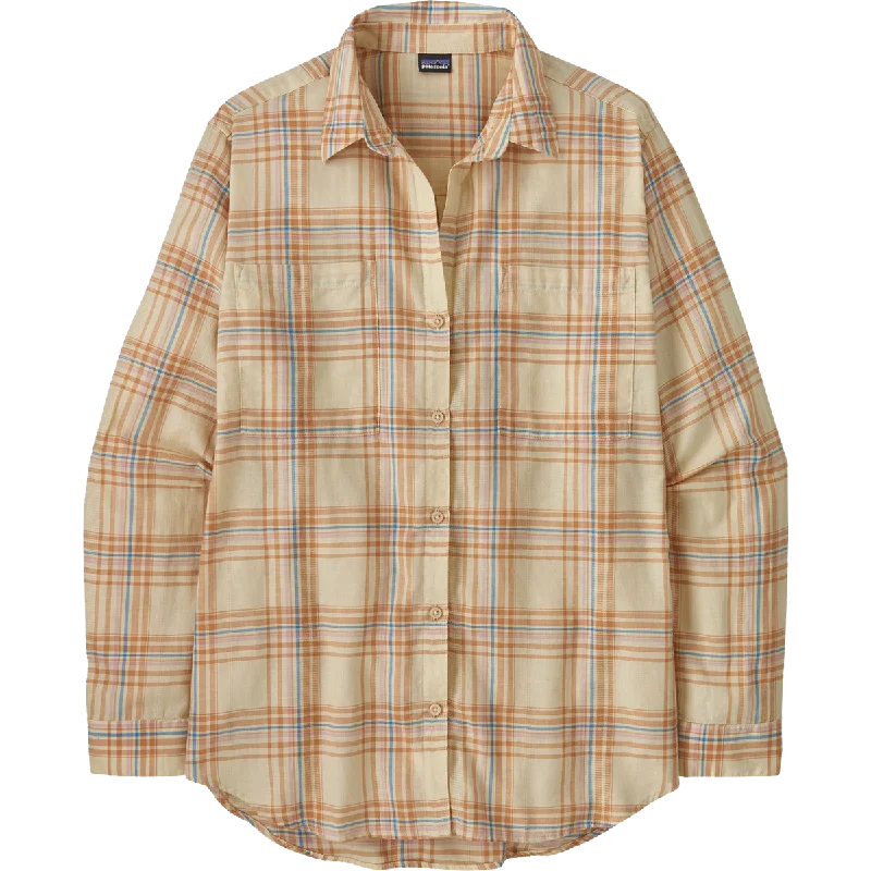 Weekend Discounts Worth Grabbing Women's Lightweight A/C Buttondown Long Sleeve