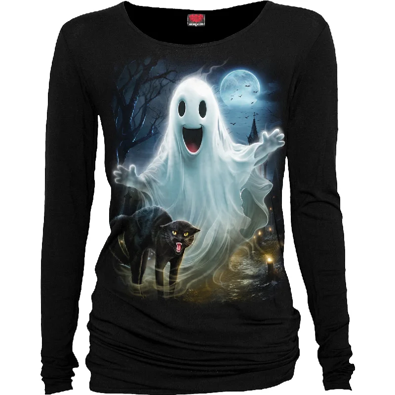 Act Now HIGH SPIRITS - Baggy Top Black