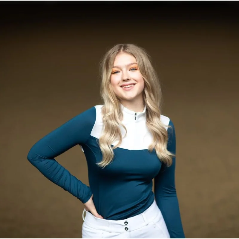 Final Clearance Equestrian Stockholm Light Breeze Competition Top Blue Meadow