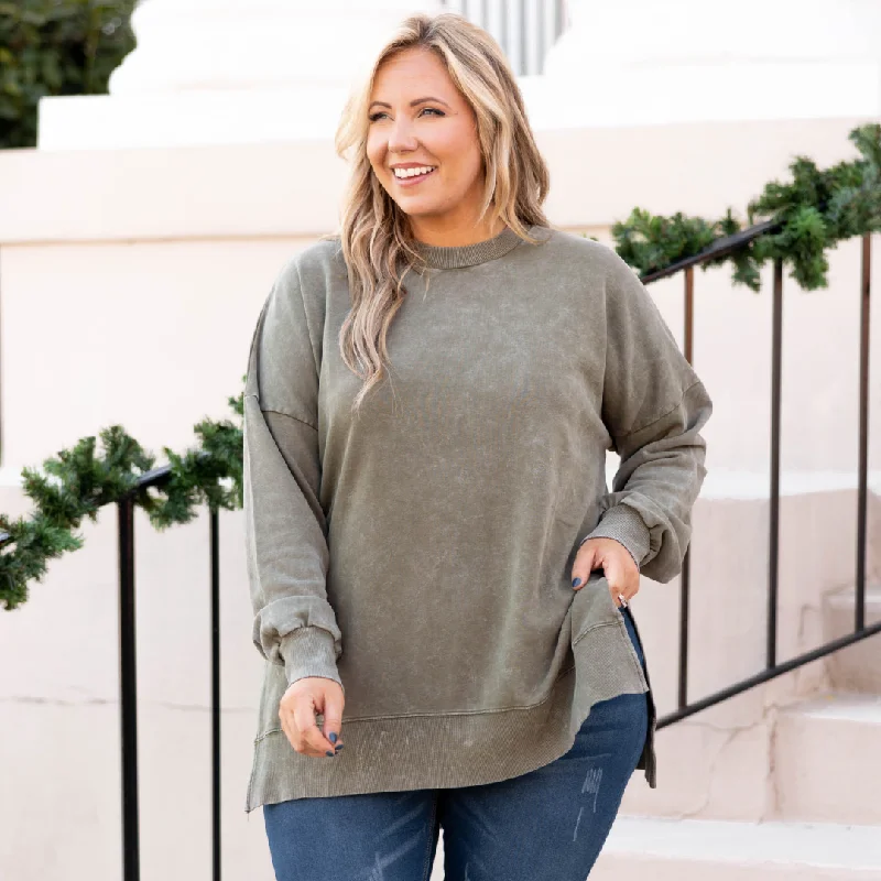 Best Choice Cozy Pullover, Olive