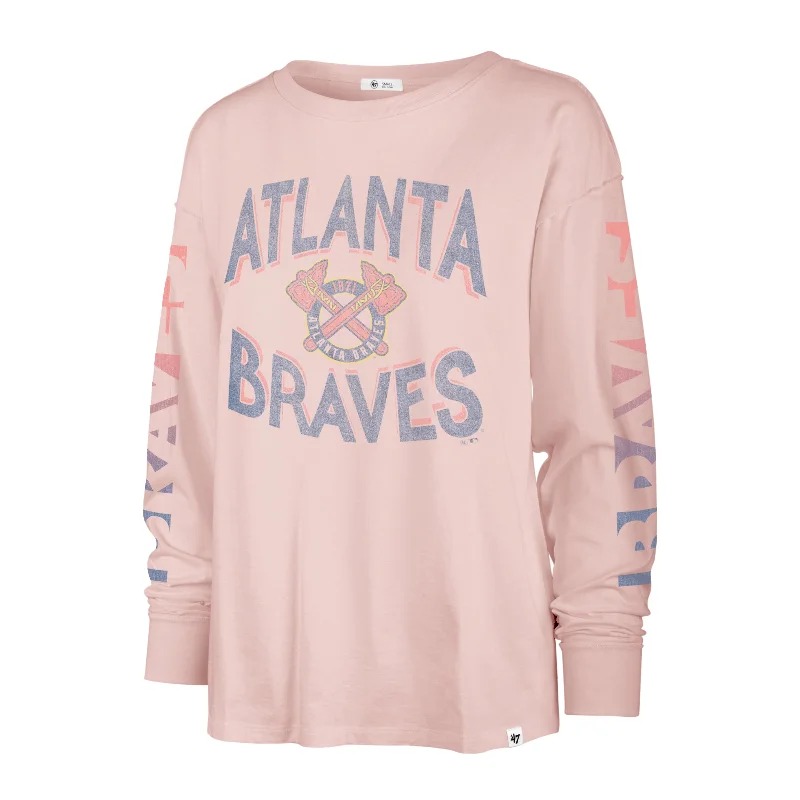 Can't Resist ATLANTA BRAVES CLOUD NINE '47 SOA LONG SLEEVE TEE WOMENS