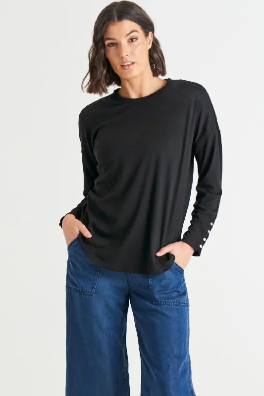 The Best Prices Betty Basics Malika Ribbed Long Sleeve