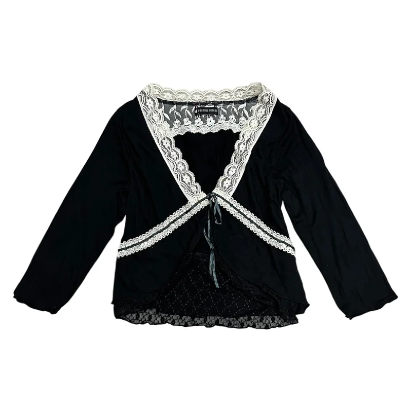 Quick Sale Lace Trim Cardigan