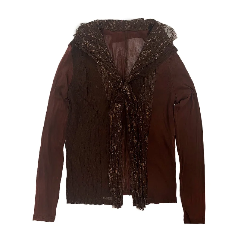Massive Savings Lace Mesh Cardigan