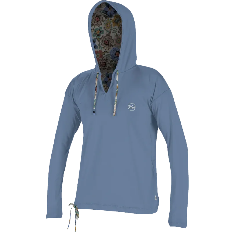 Weekend Discounts to Celebrate Women's Side Print Long Sleeve Hoodie