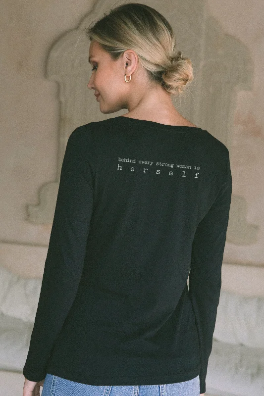 Weekend Deals That Spark "Strong Woman" Long Sleeve Tee