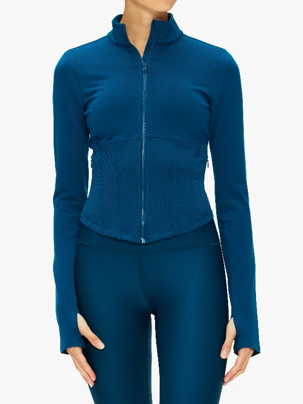 Time-Sensitive Alo Yoga Airbrush Corset Full Zip Jacket