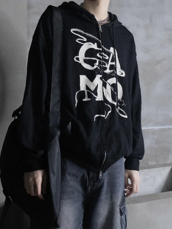 Weekend Savings Delight [unisex] Camo print hoodie zipup