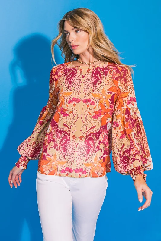 Can't Resist My Secret Spot Woven Top