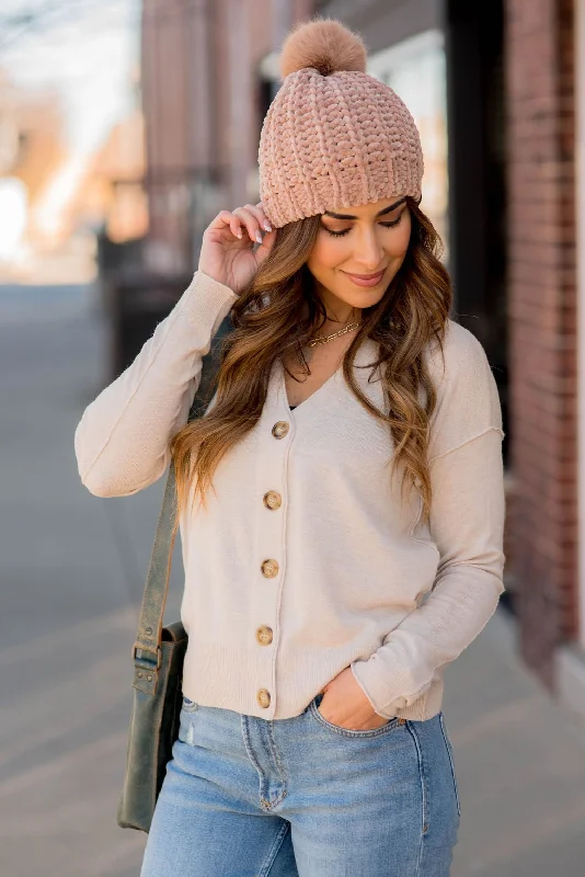 Weekend Sale: Don't Miss Out Raw Edge Button Cardigan