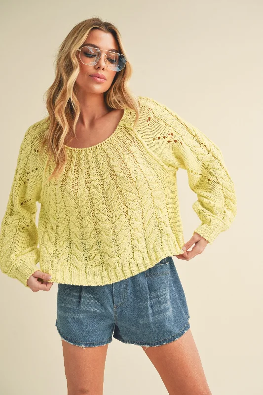 Price Drop Yellow Knit Sweater