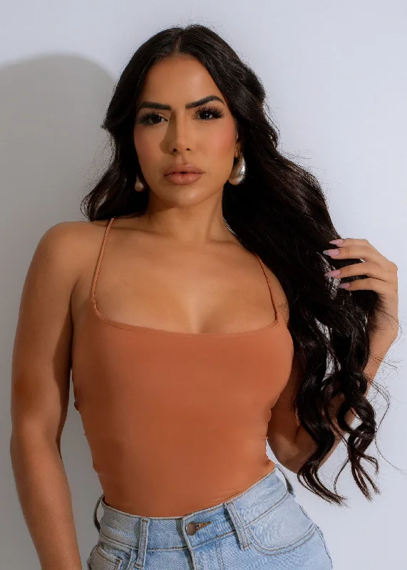 Weekend-Only Price Drops Looking For Love Bodysuit Brown