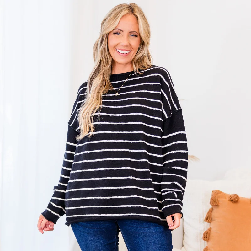 Weekend Deals That Excite Slumber Party Time Sweater, Black