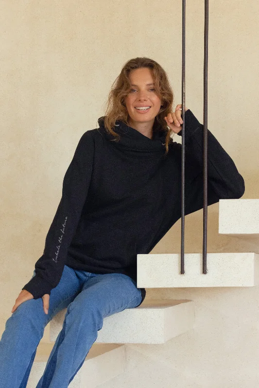 Weekend Shopping Extravaganza "Inhale Exhale" Infinity Hoodie