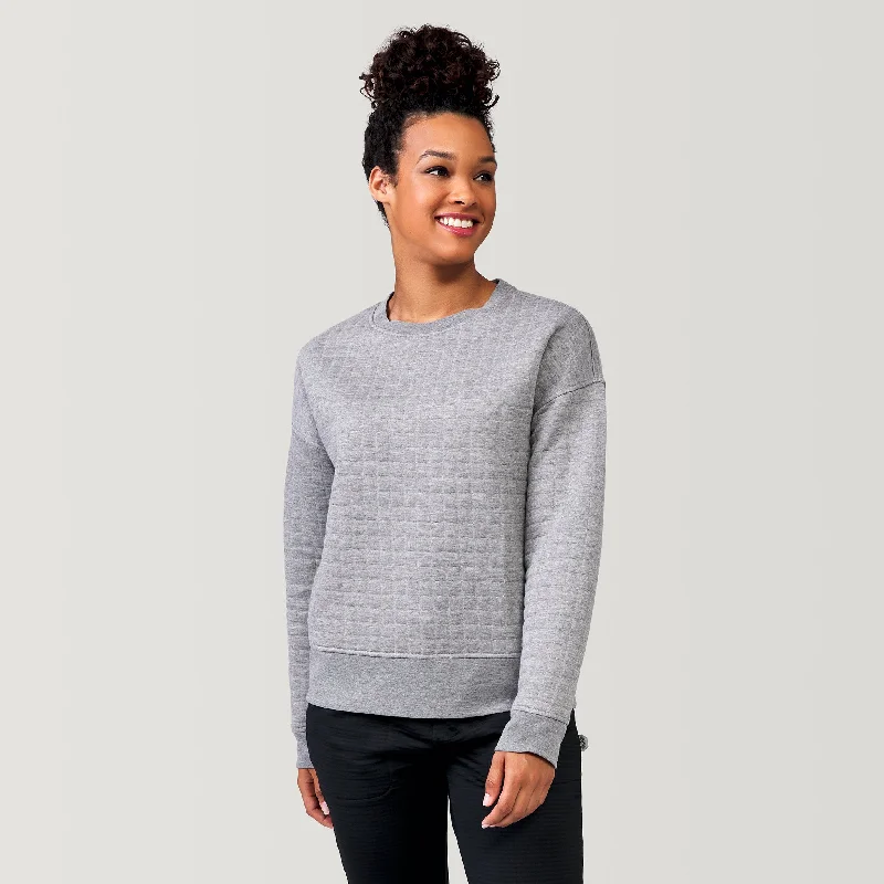Weekend Special Women's UltraFill Fleece Crew Neck Pullover Top