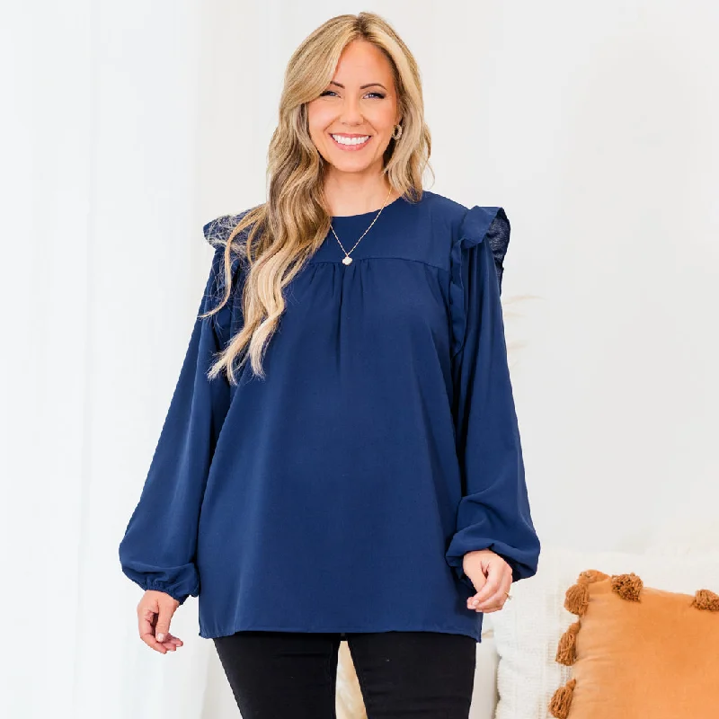 Unbeatable Prices Making More Memories Top, Navy