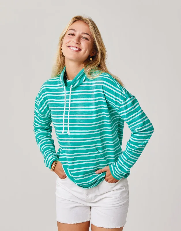 Flash Deal Bodie Funnel Neck: Fern Breton