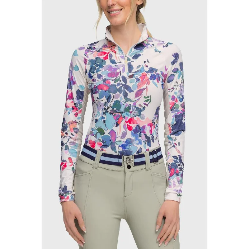 Take Advantage Kastel Denmark Long Sleeve Sunshirt Amethyst Watercolour