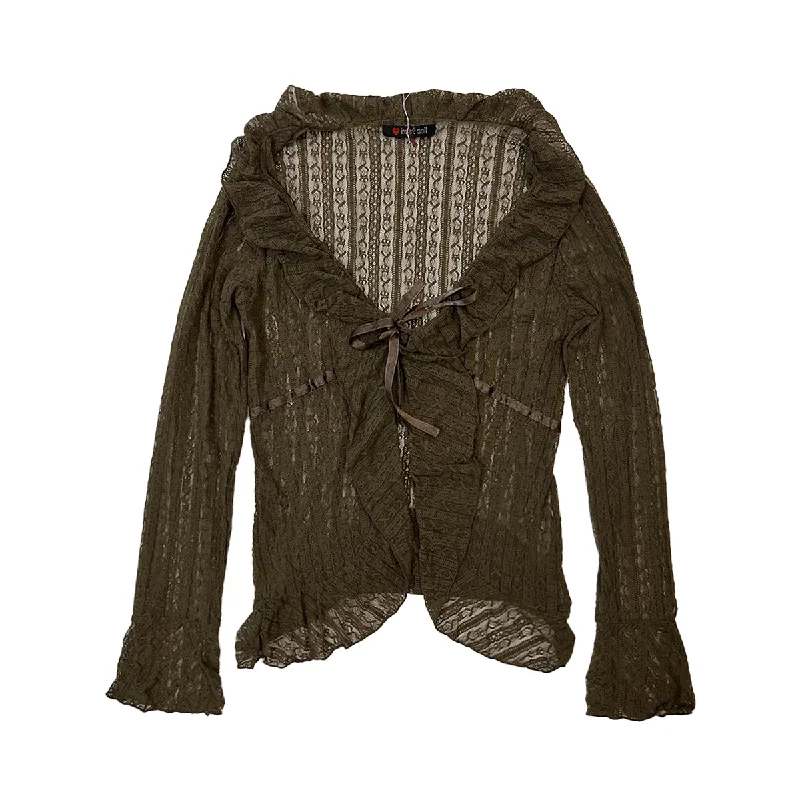 Special Discount Lace Tie up Cardigan