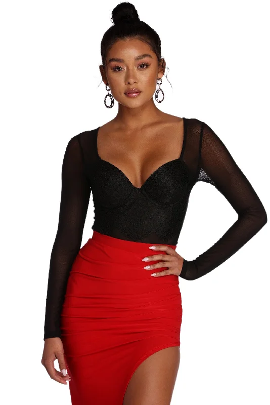 Big Deal What An Angel Bustier Bodysuit