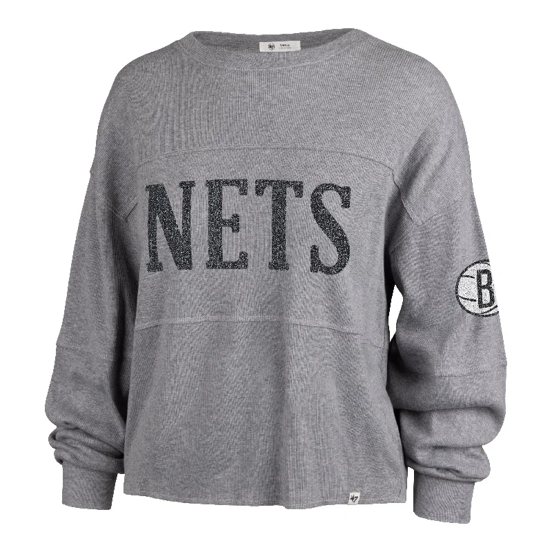 Weekend Offers That Please BROOKLYN NETS '47 JADA LONG SLEEVE TEE WOMENS