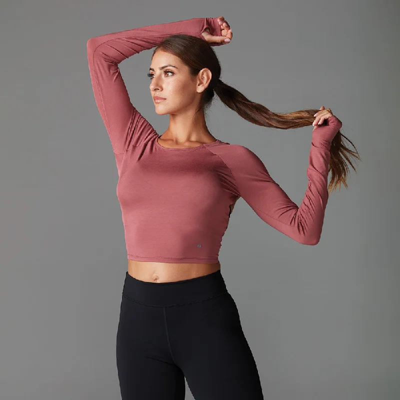 Sale Event Favorite Long Sleeve Crop Tee *