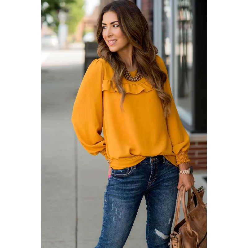 Fantastic Savings Ruffle Blouse