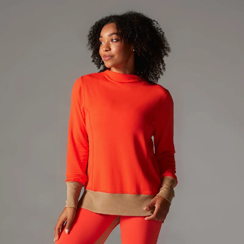 Act Now TaviLuxe™ Cozy Funnel Neck Sweatshirt