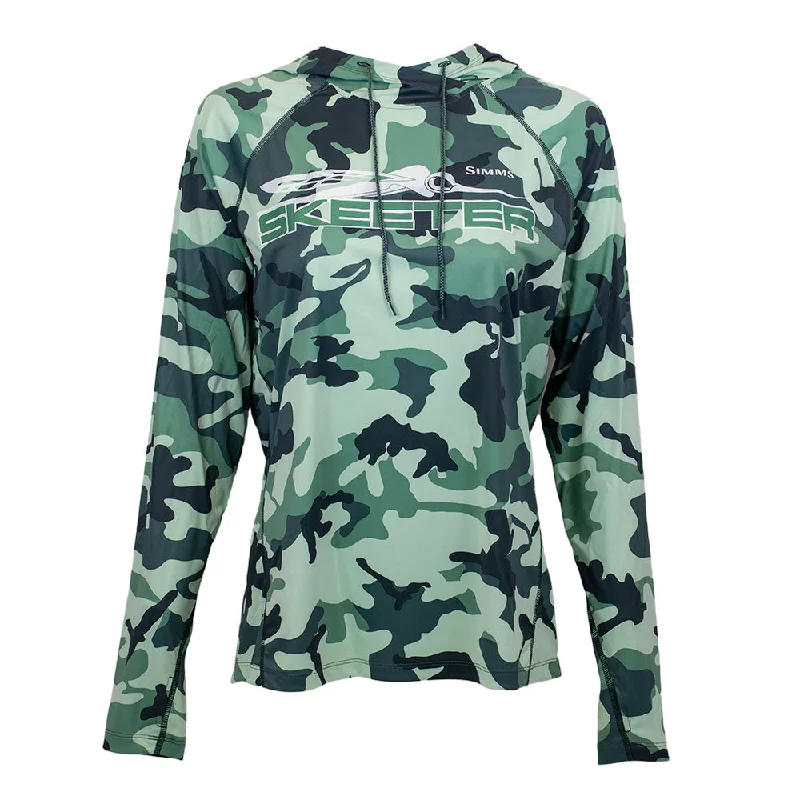 While Supplies Last Skeeter Simms Ladies SolarFlex Hoody - Woodland Camo Avalon