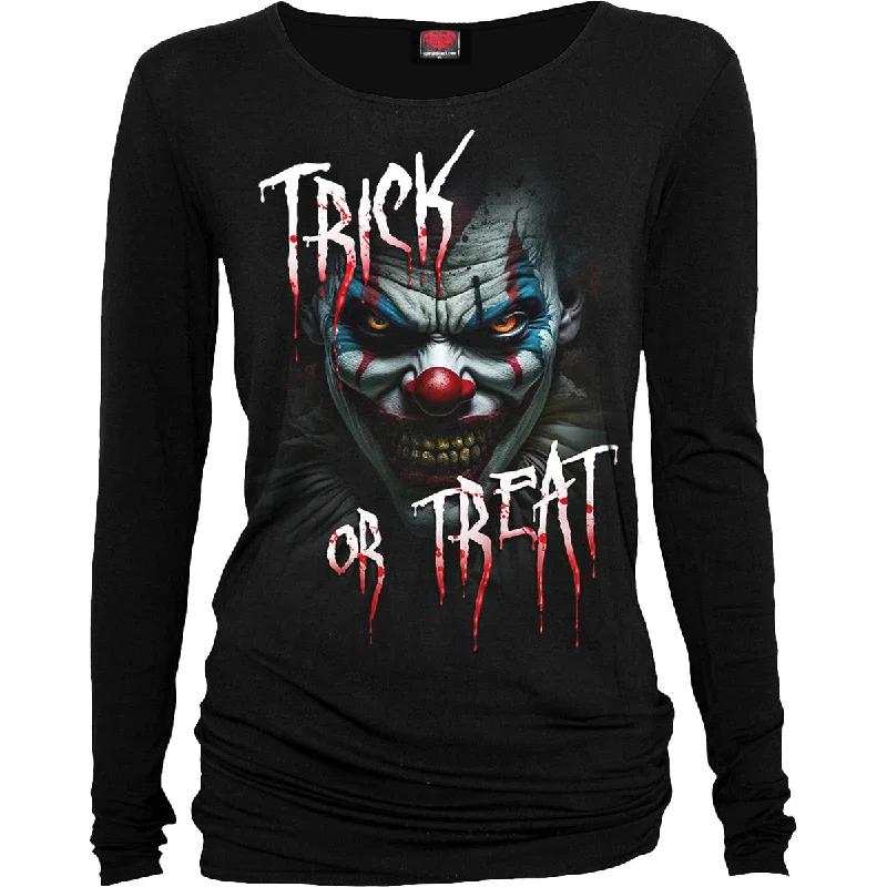 Can't Beat TRICK OR TREAT - Baggy Top Black