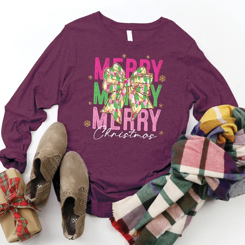 Weekend Savings Extravaganza Christmas Bow Long Sleeve