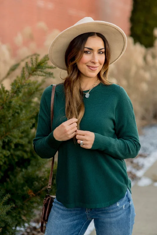 Deal Alert Thermal Side Slit Long Tee