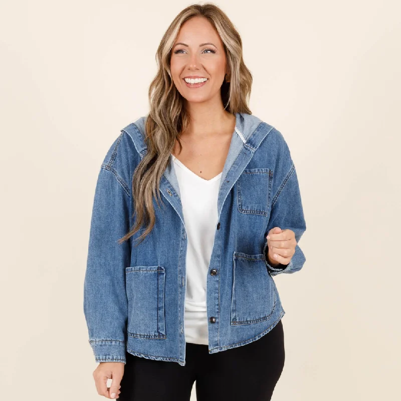Weekend Savings Extravaganza Shades Of You Jacket, Medium Wash