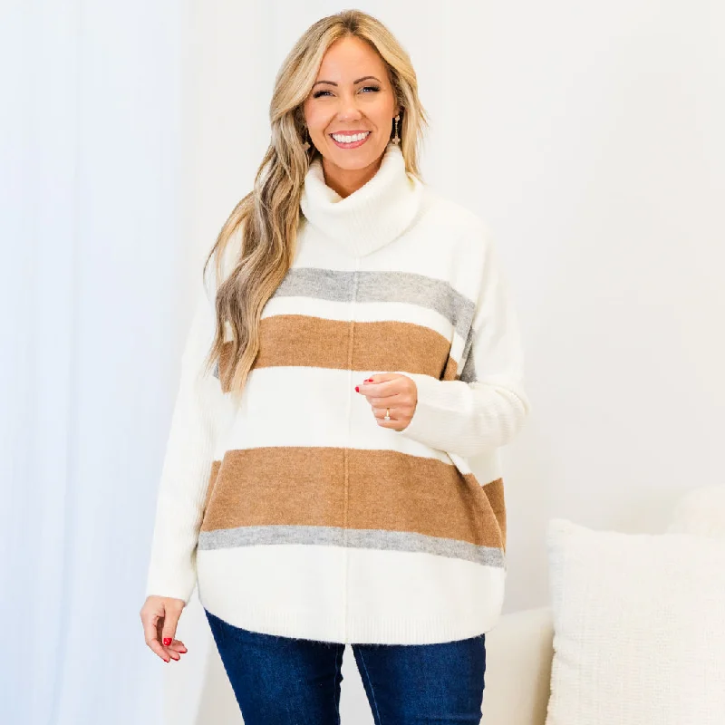 Weekend Sale: Don't Miss Out Stay With Me Always Tunic, Cream