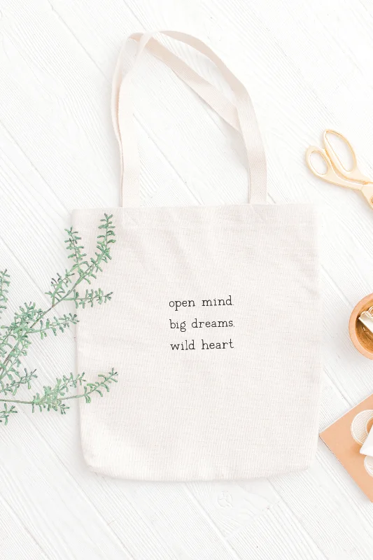 Weekend Price Cuts Galore "Open Mind" Tote Bag