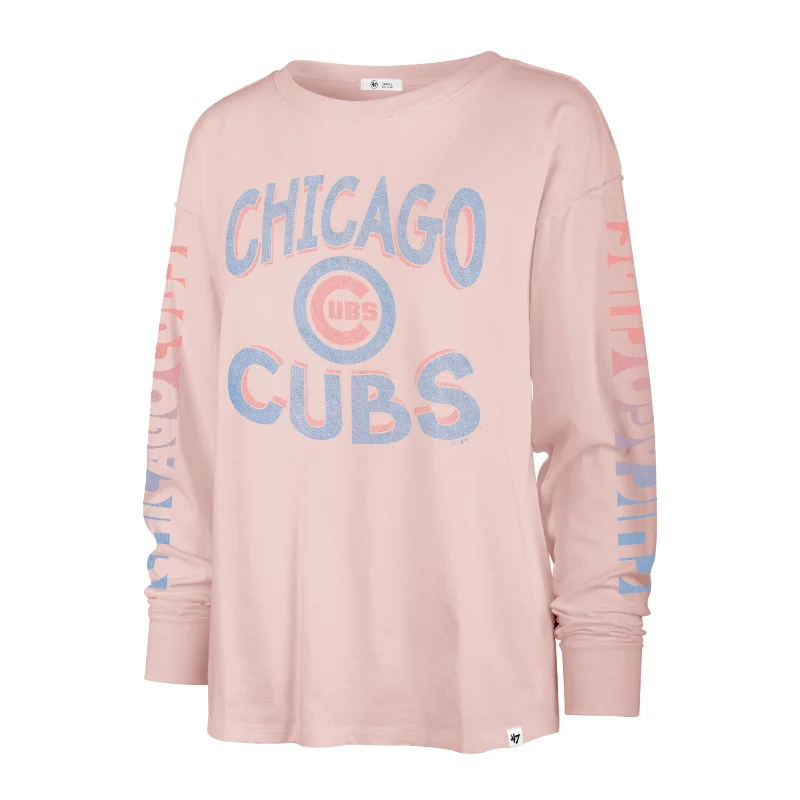 Don't Miss Out CHICAGO CUBS CLOUD NINE '47 SOA LONG SLEEVE TEE WOMENS