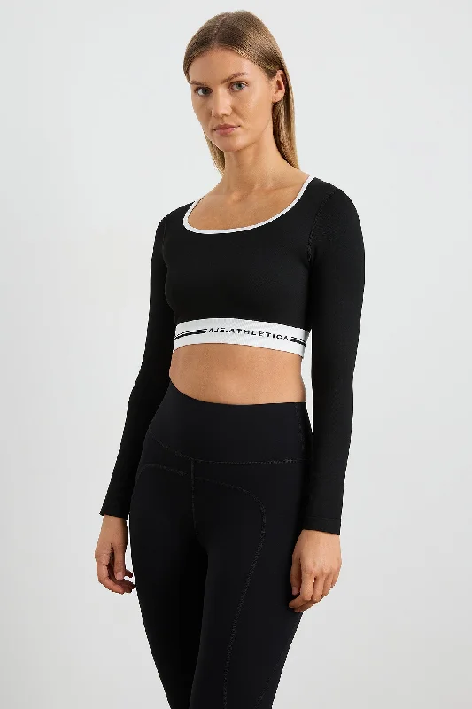 Sale Alert Seamless Long Sleeve Crop 356