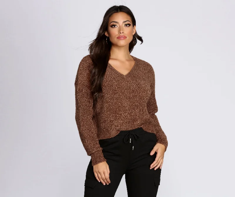Weekend Wonders Await! Cozy In Chenille Sweater