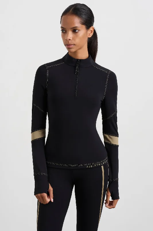 Flash Deal Colour Blocked Quarter Zip 758